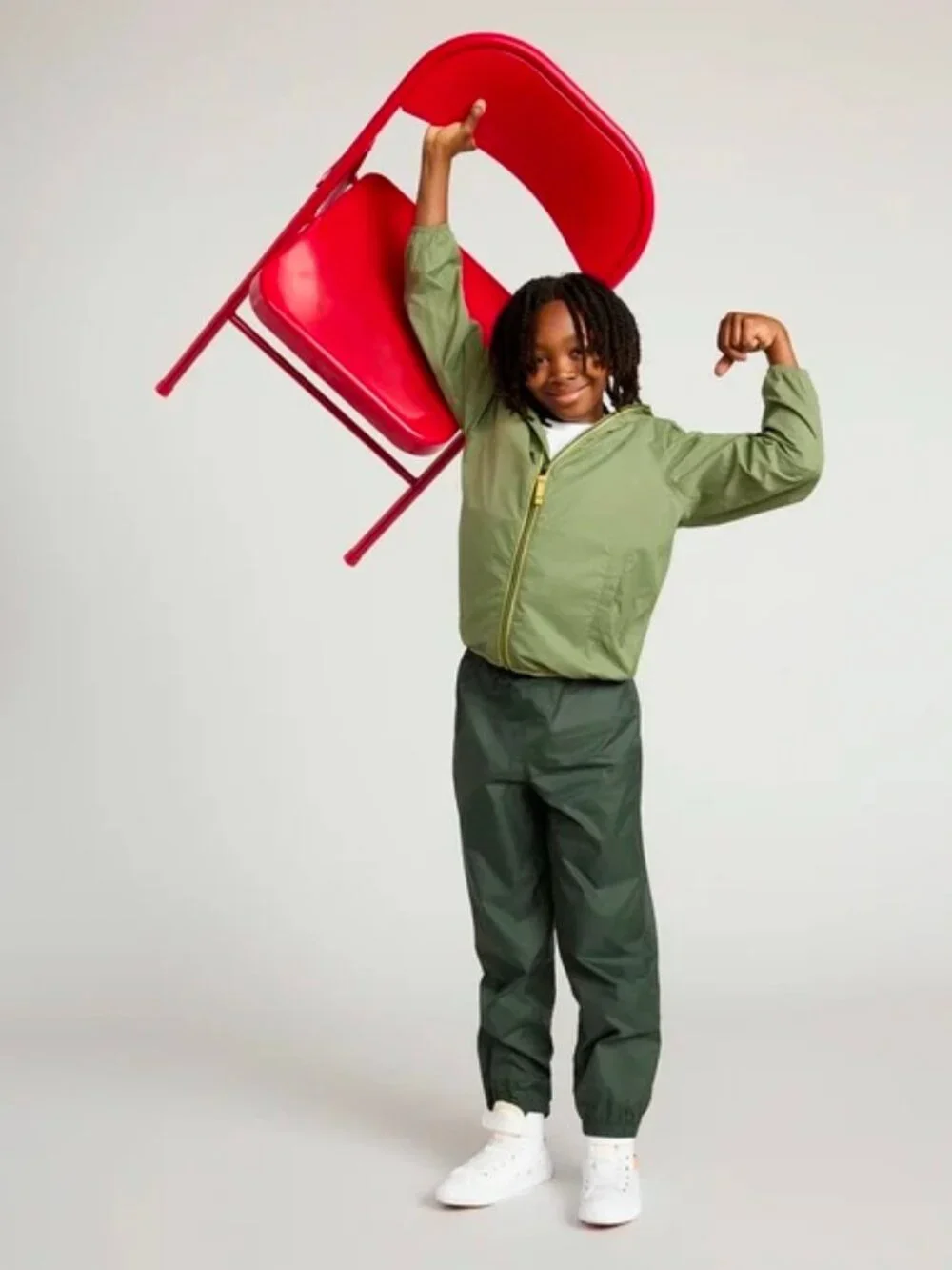 NWT Mondetta Youth Packable Splash Rain Jacket & Pant Set